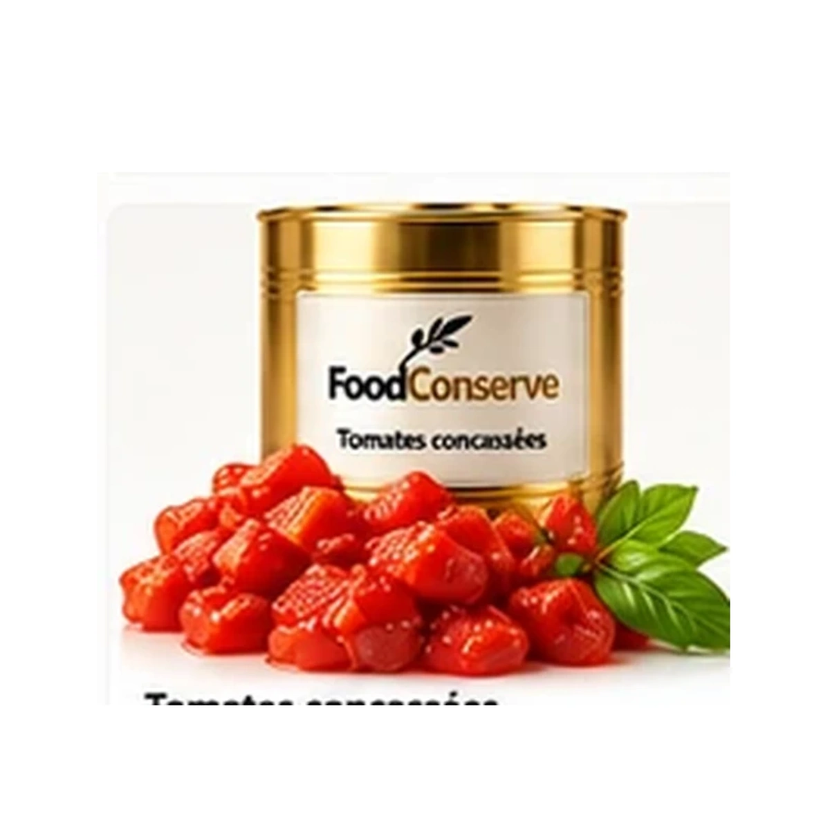 Boîte dorée FoodConserve : Tomates concassées