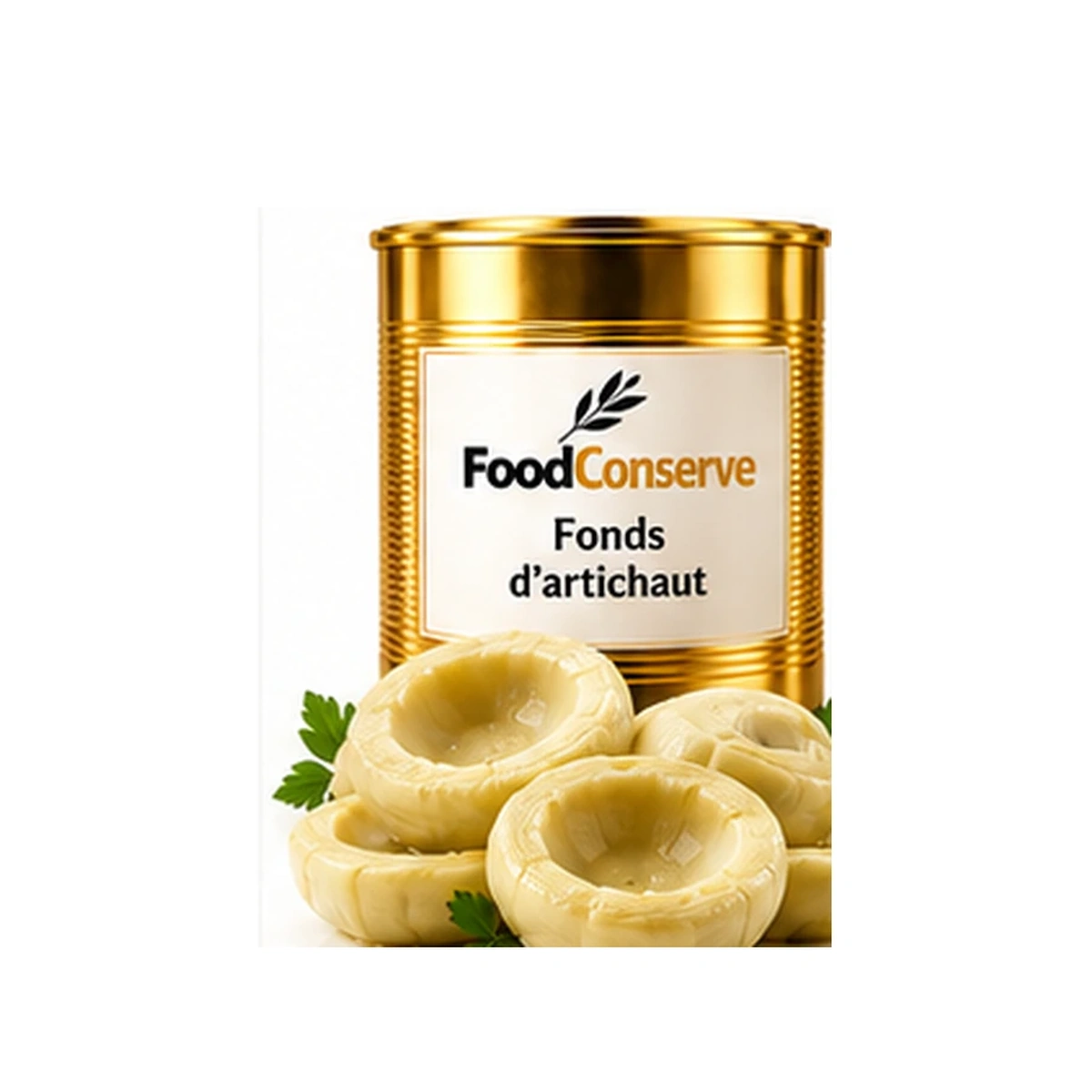 Boîte dorée FoodConserve : Fonds d'artichauts