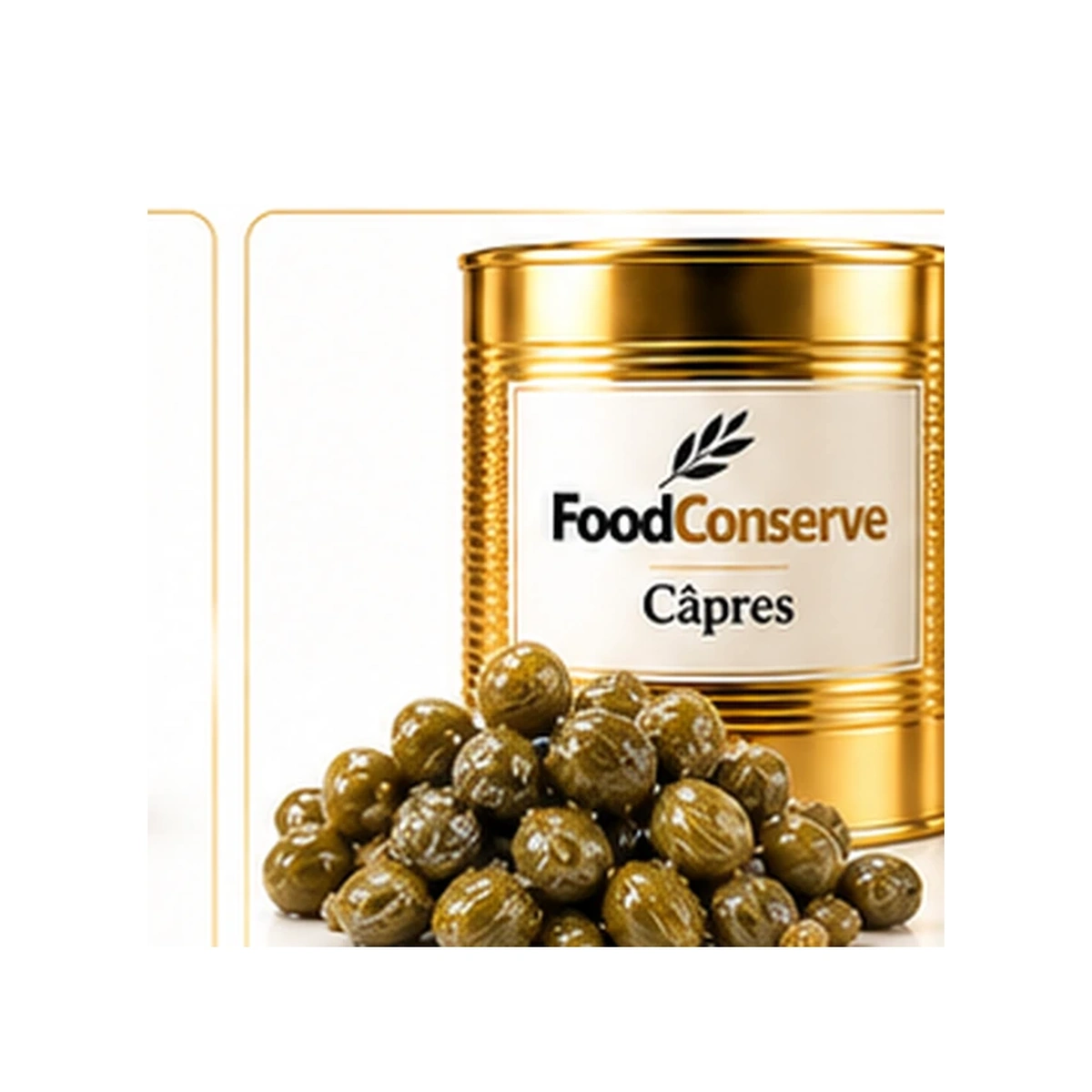 Boîte dorée FoodConserve : Câpres