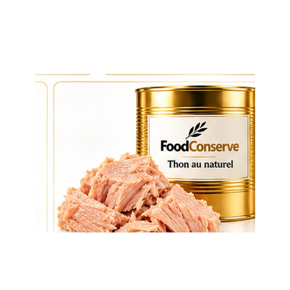 Boîte dorée FoodConserve : Thon au naturel